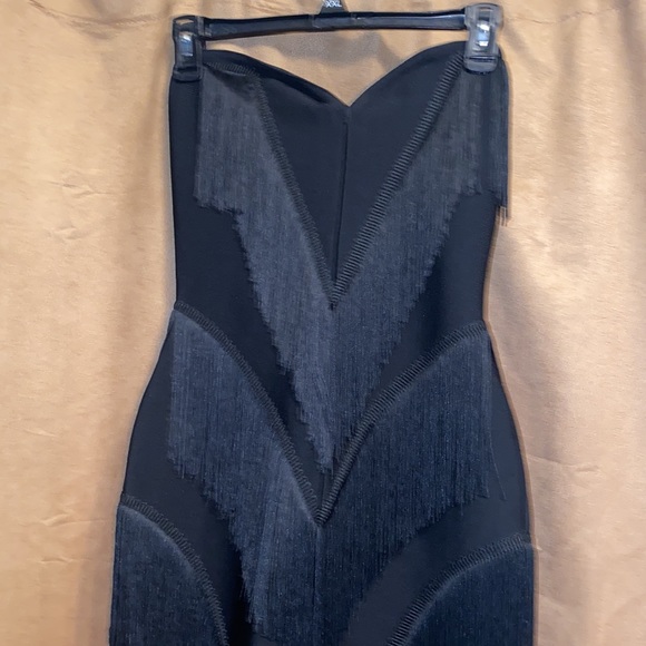 Fringe strapless dress - Picture 4 of 6